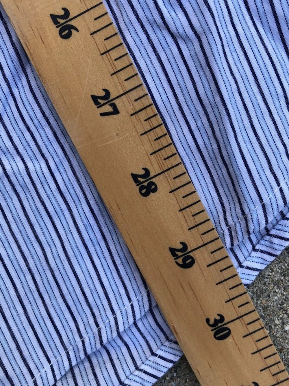 BOGARI Striped Button Down Dress Shirt XL Men's Blue Long Sleeve 100% Cotton - Picture 3 of 7